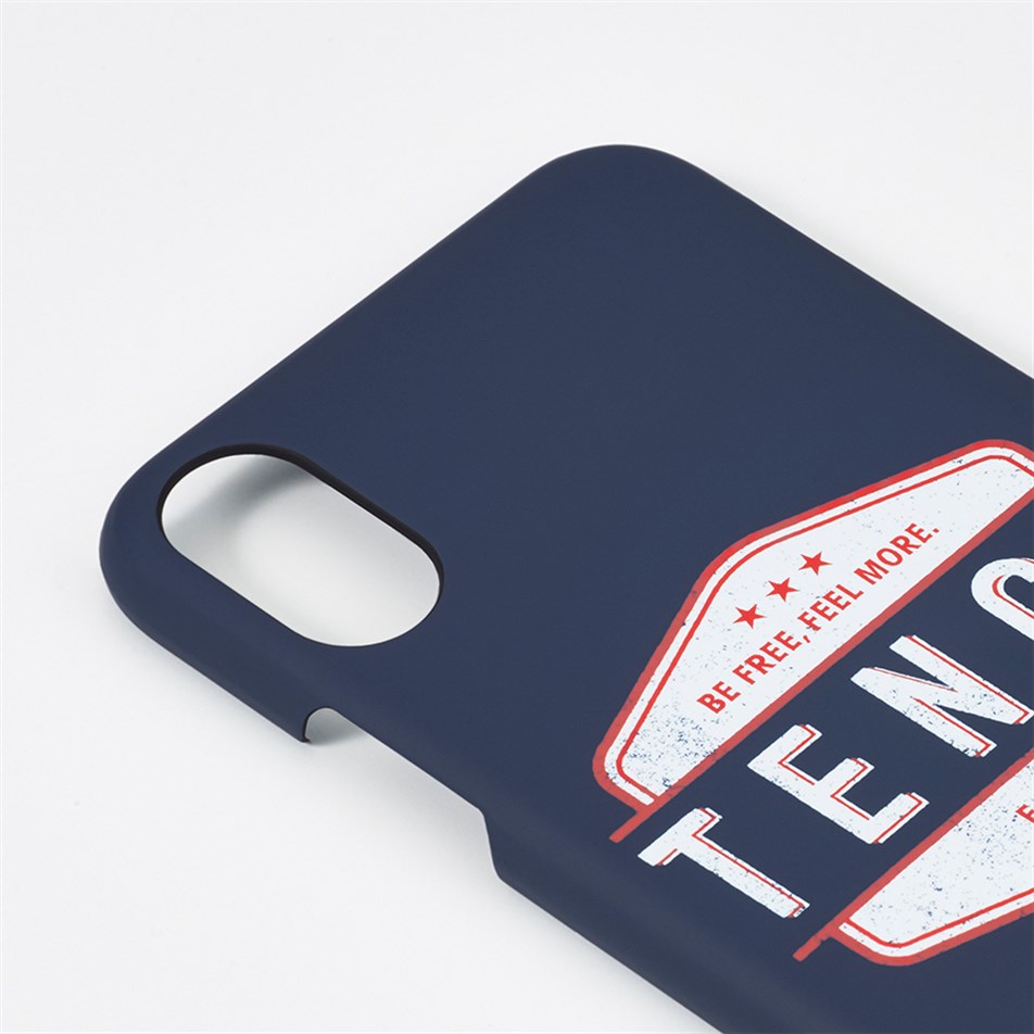 TENGA-iPhone X/XS Kılıf White Logo (Case)-EC-TSG-016