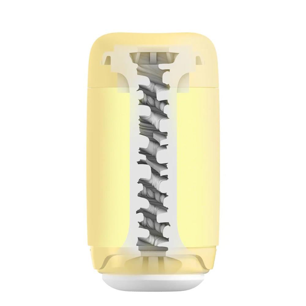 TENGA-PUFFY Custard Yellow-PUF-004