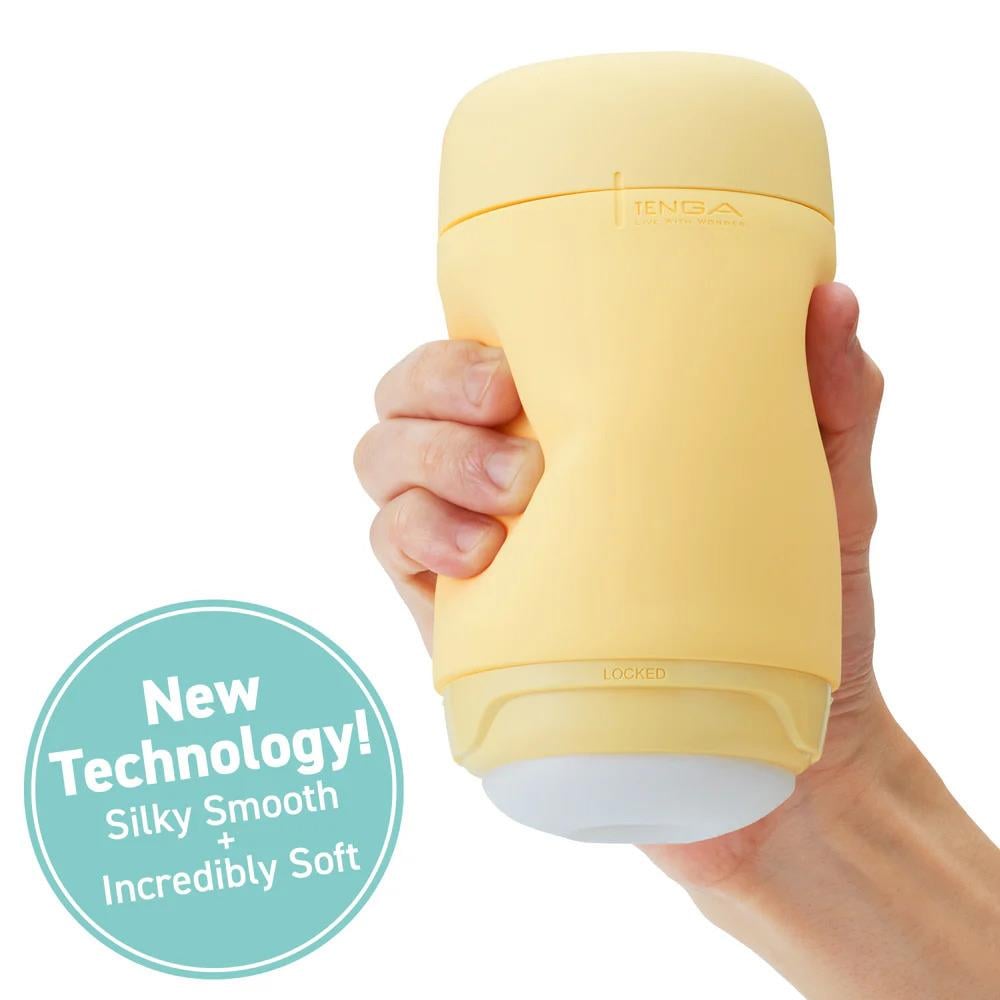 TENGA-PUFFY Custard Yellow-PUF-004