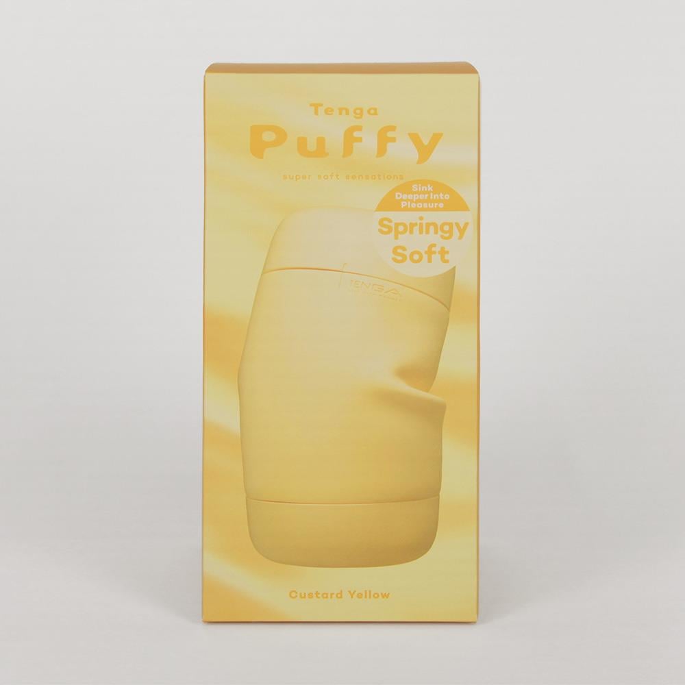 TENGA-PUFFY Custard Yellow-PUF-004