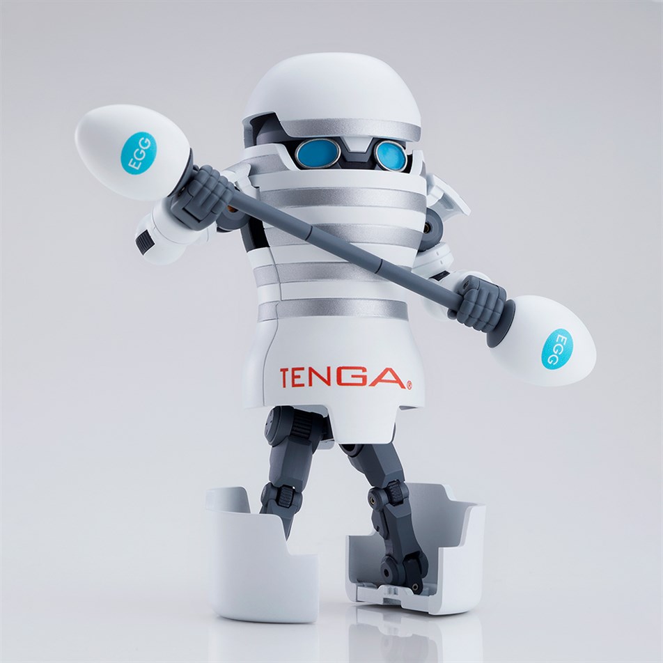 TENGA-Robot Figür Beyaz (TENGA Robot Action Figure Soft)-ROB-S01