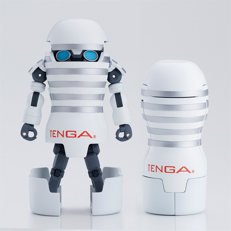 TENGA-Robot Figür Beyaz (TENGA Robot Action Figure Soft)-ROB-S01