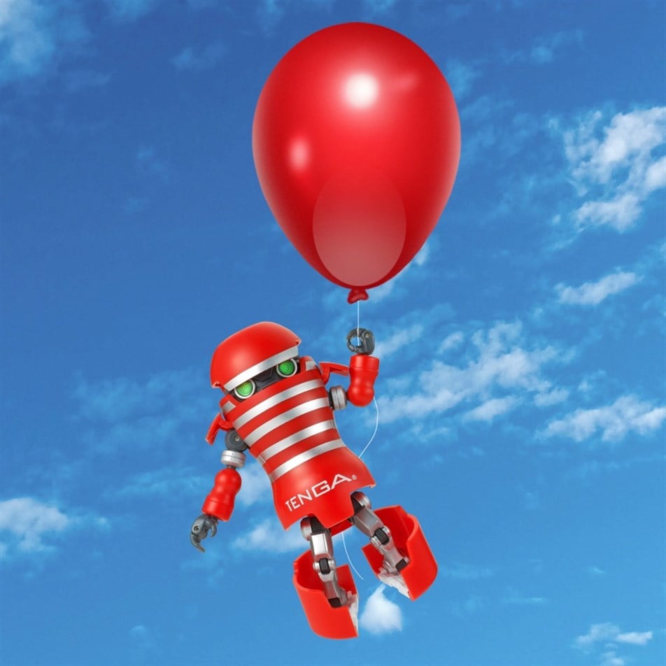 TENGA-Robot Figür Kırmızı (TENGA Action Figure)-ROB-R01