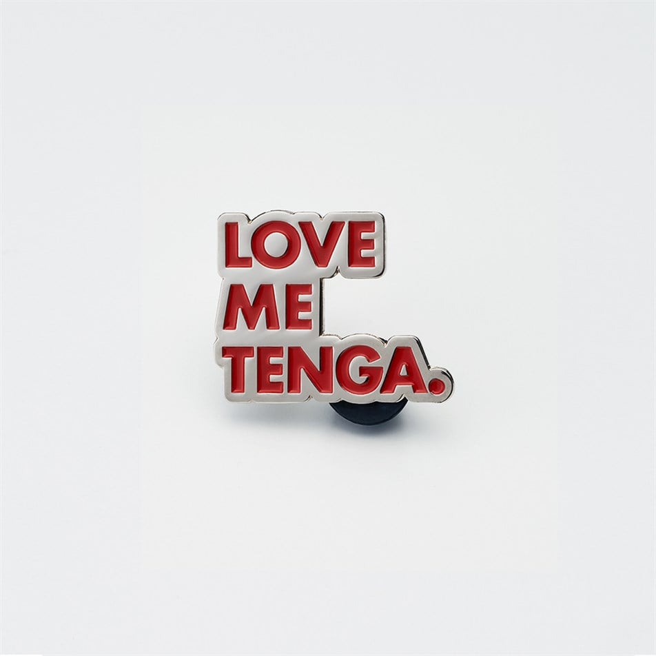 TENGA-Rozet Love Me TENGA (Pin Badge)-BPC-003