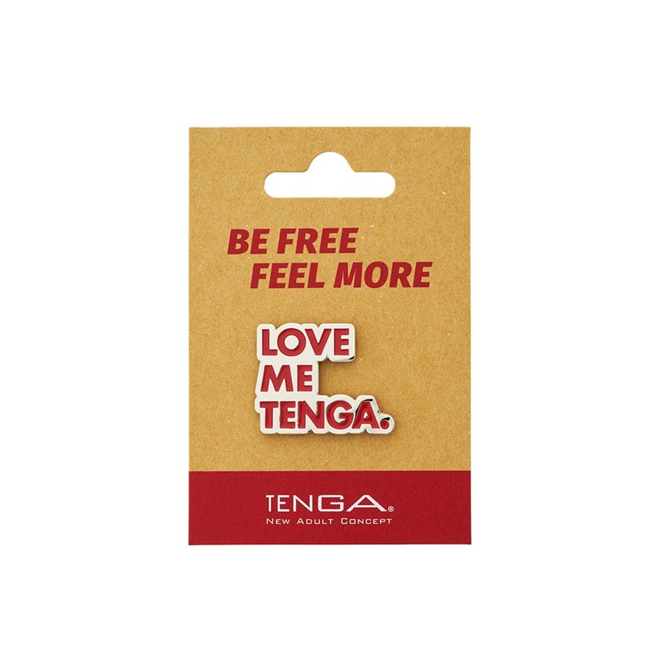 TENGA-Rozet Love Me TENGA (Pin Badge)-BPC-003