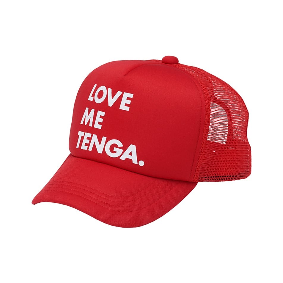 TENGA-Şapka Love Me TENGA Kırmızı (Cap)-EC-TCP-04