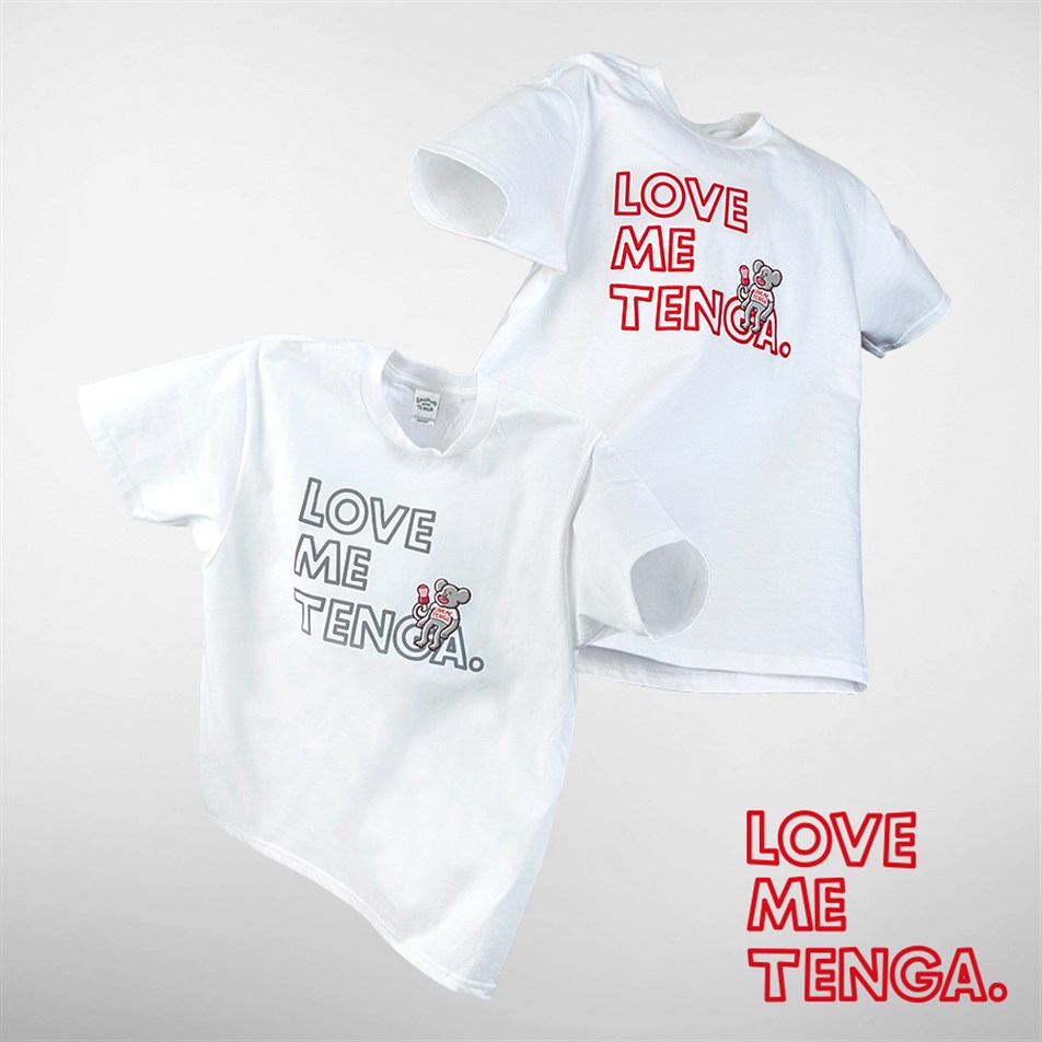TENGA-T-Shirt Love Me TENGA x Dokumi-EC-TS-076