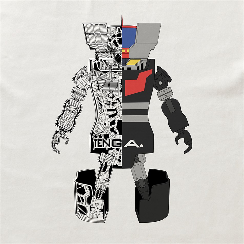 TENGA-T-Shirt Robo TENGA x Mazinger Z-EC-TS-048