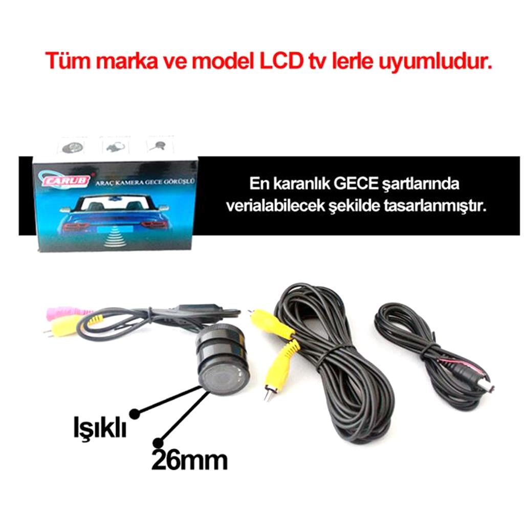 Hko Kamera Geri Vites Isıklı + Gece Görüslü 12V 26 MmHKOBR0017007