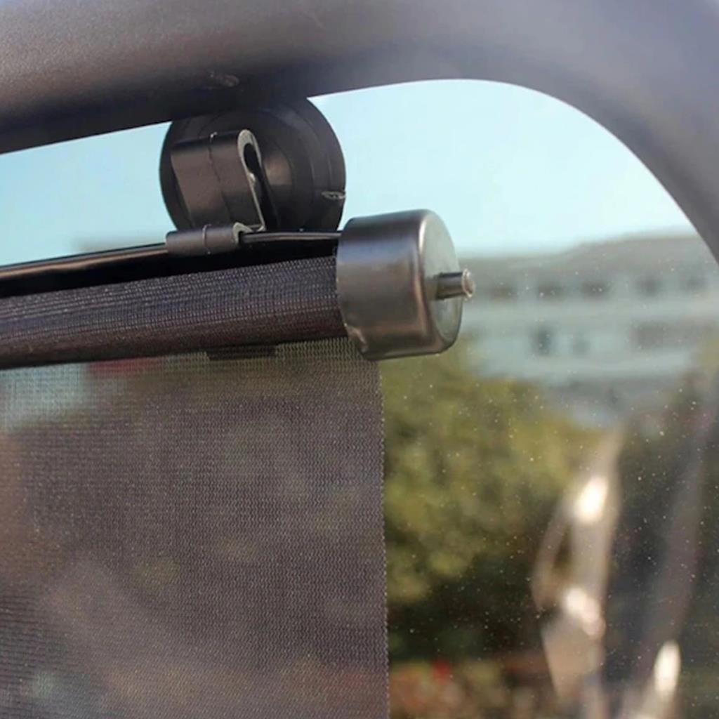 Hko Yan Cam Makaralı Perde Siyah 2 Li TakımHKOBR4955702