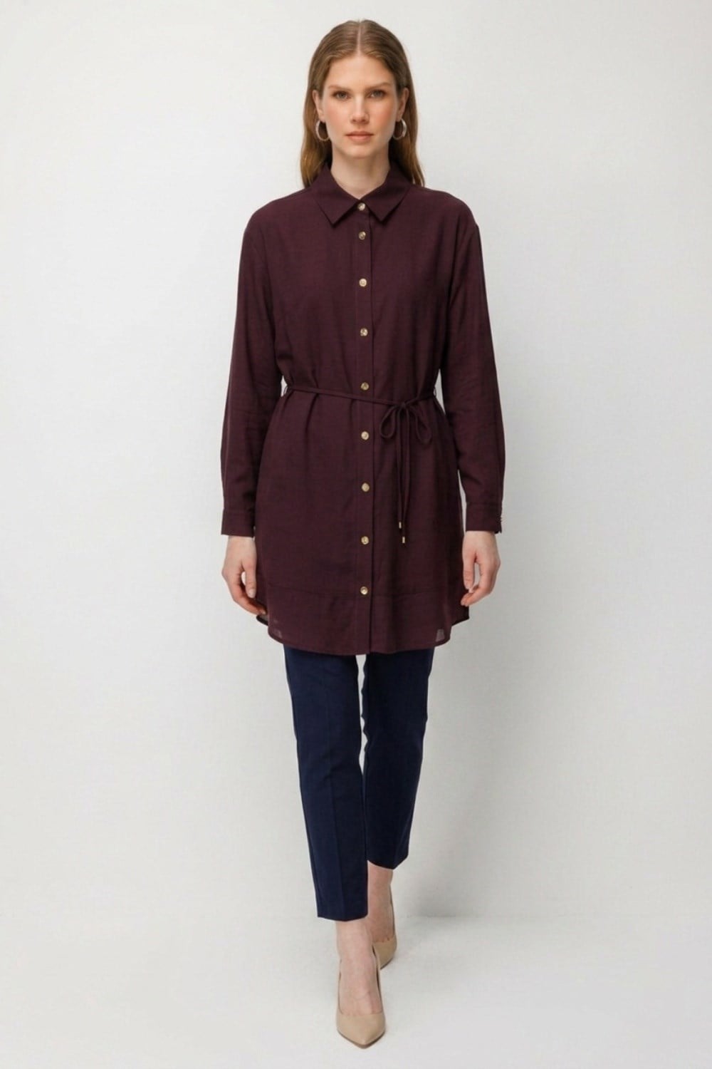 Armine Trend 26KT471 Tunik Bordo Tunik ARMİNE TREND 