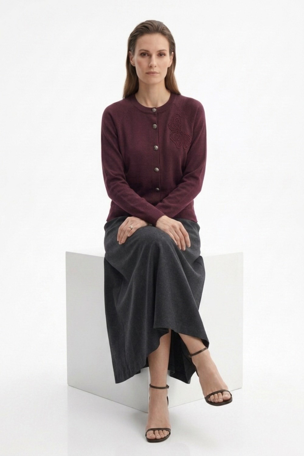 Nuss 600 HIRKA Bordo Hırka NUSS 