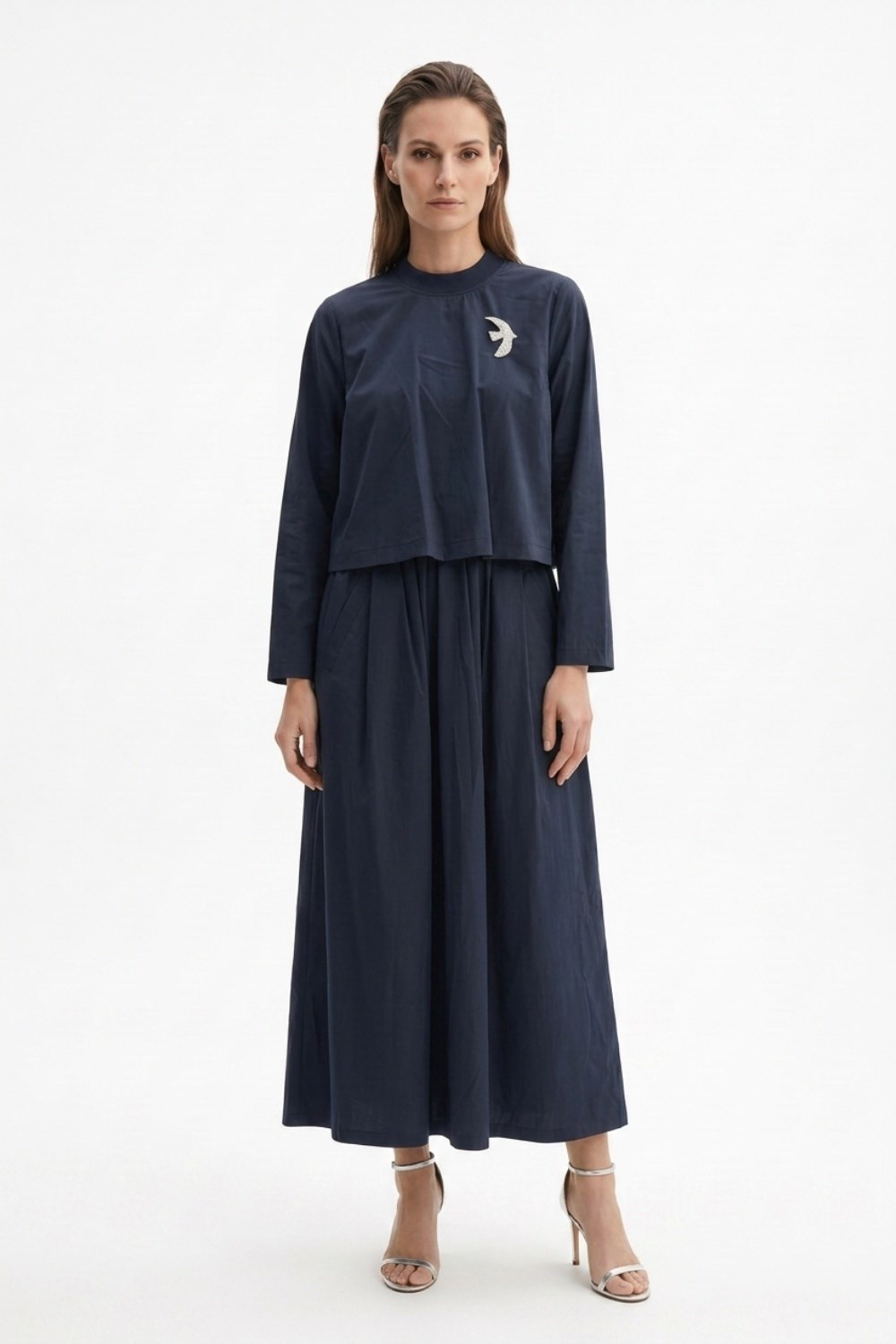 Ghisa Elbise 4473 Lacivert Elbise GHİSA 