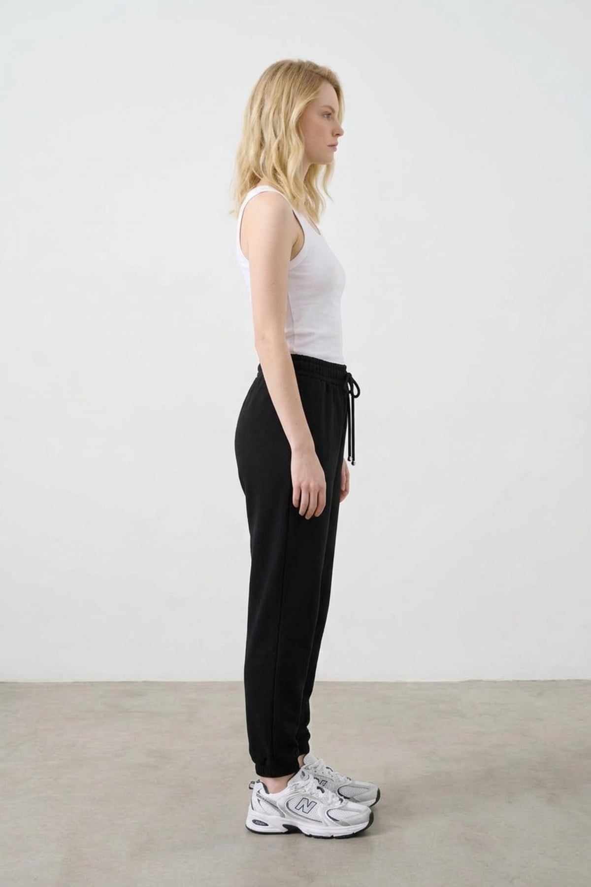 Jogger Modal Pantolon 1005382 Siyah Pantolon İKOLL 