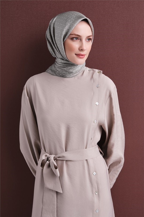 Armine Dj Saf Twill İpek Eşarp 9622D (T) - Taş Eşarp ARMİNE 