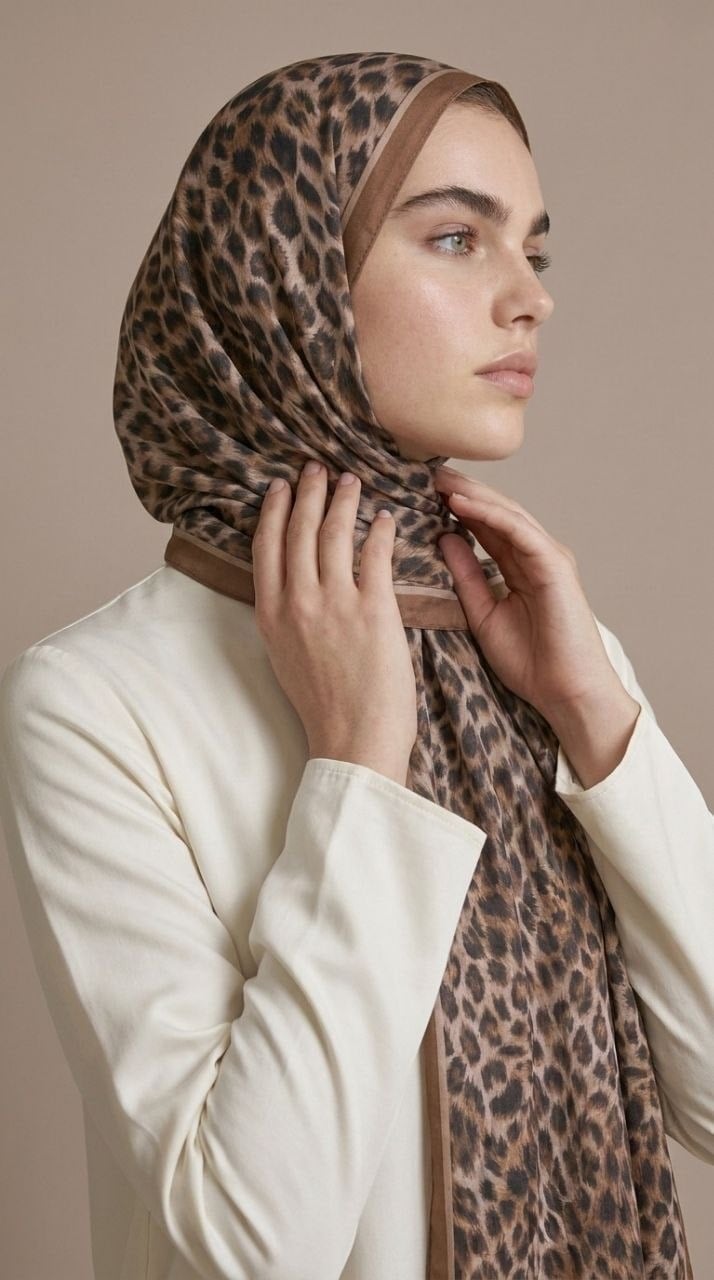 Levidor 39081 Leopar Vella Şal - Tarçın Şal LEVİDOR 