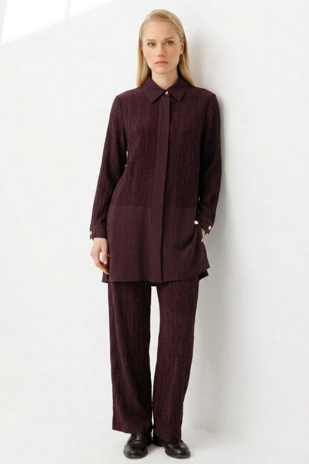 Armine Trend 26YA627 Avenna Takım Mürdüm Takım ARMİNE TREND 