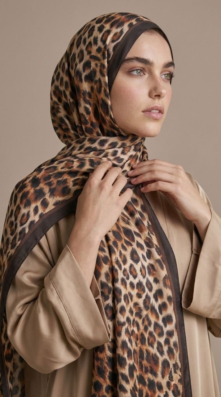 Levidor 39081 Leopar Vella Şal - Oranj Şal LEVİDOR 