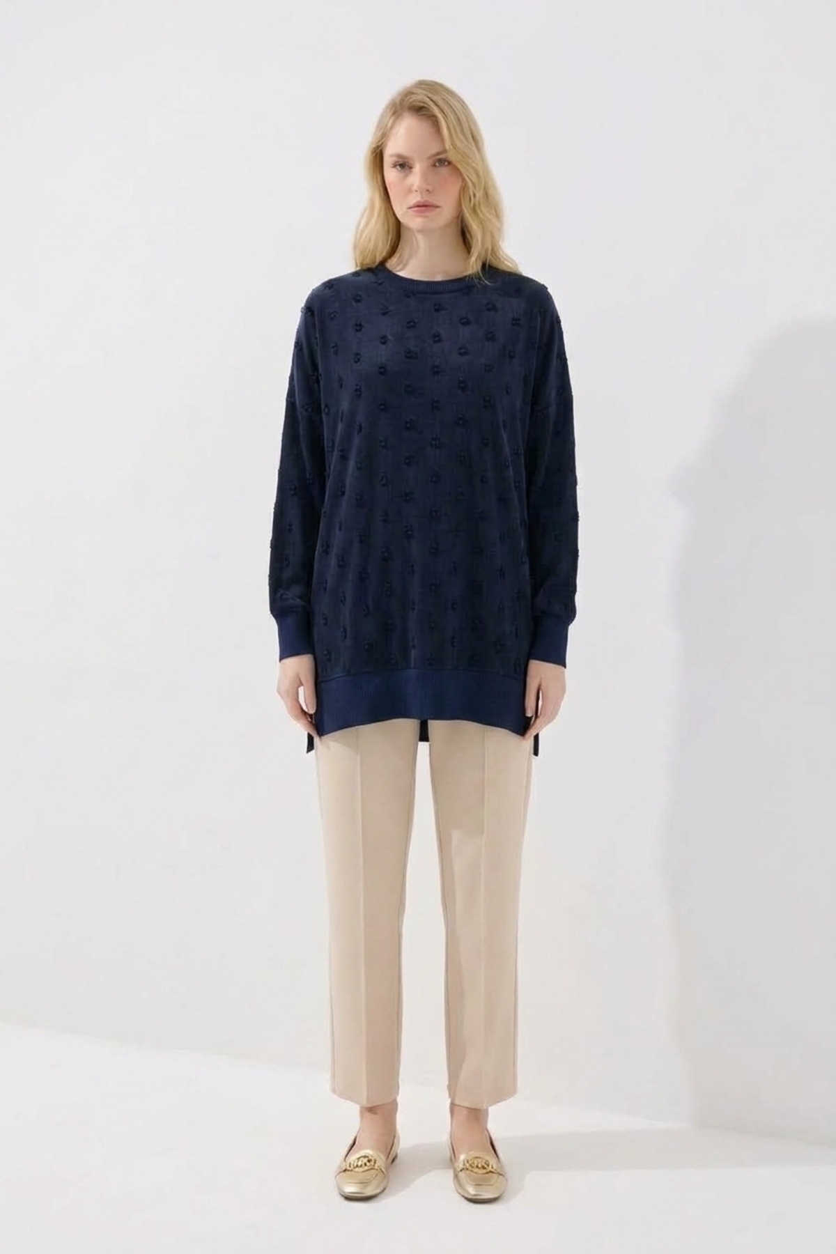 Nuss 3043 TUNİK Lacivert Tunik NUSS 