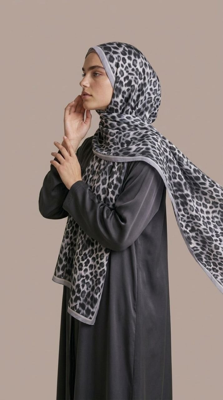 Levidor 39081 Leopar Vella Şal - Gri Şal LEVİDOR 