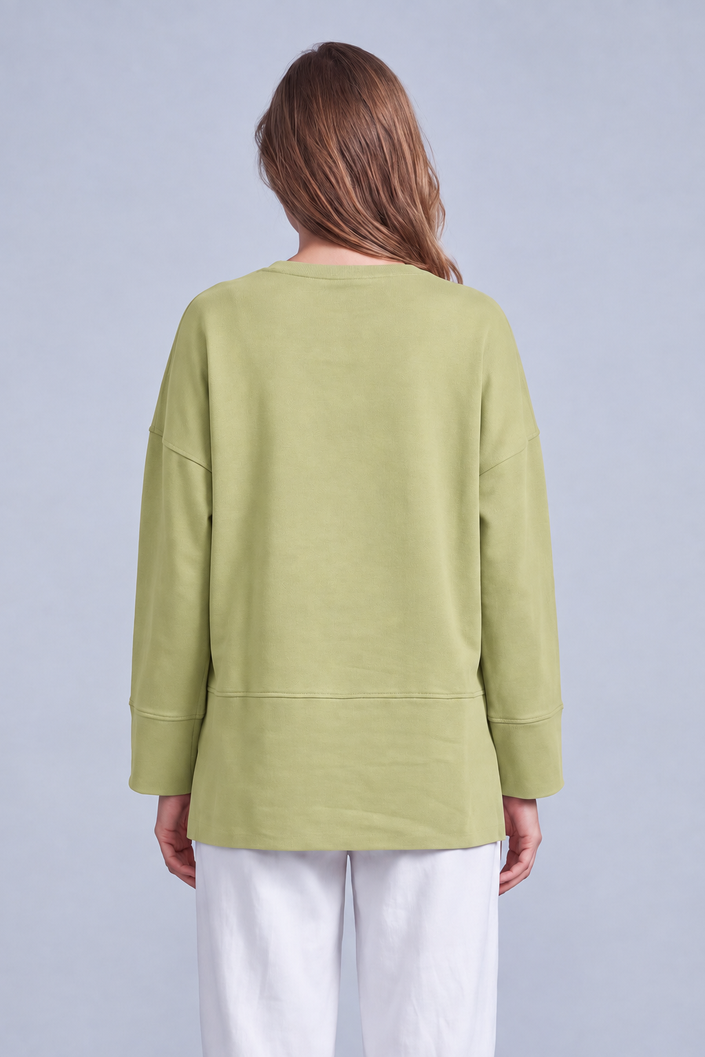 Ön Kısa Arkası Uzun Tunik 32560 Olive Tunik PUANE 