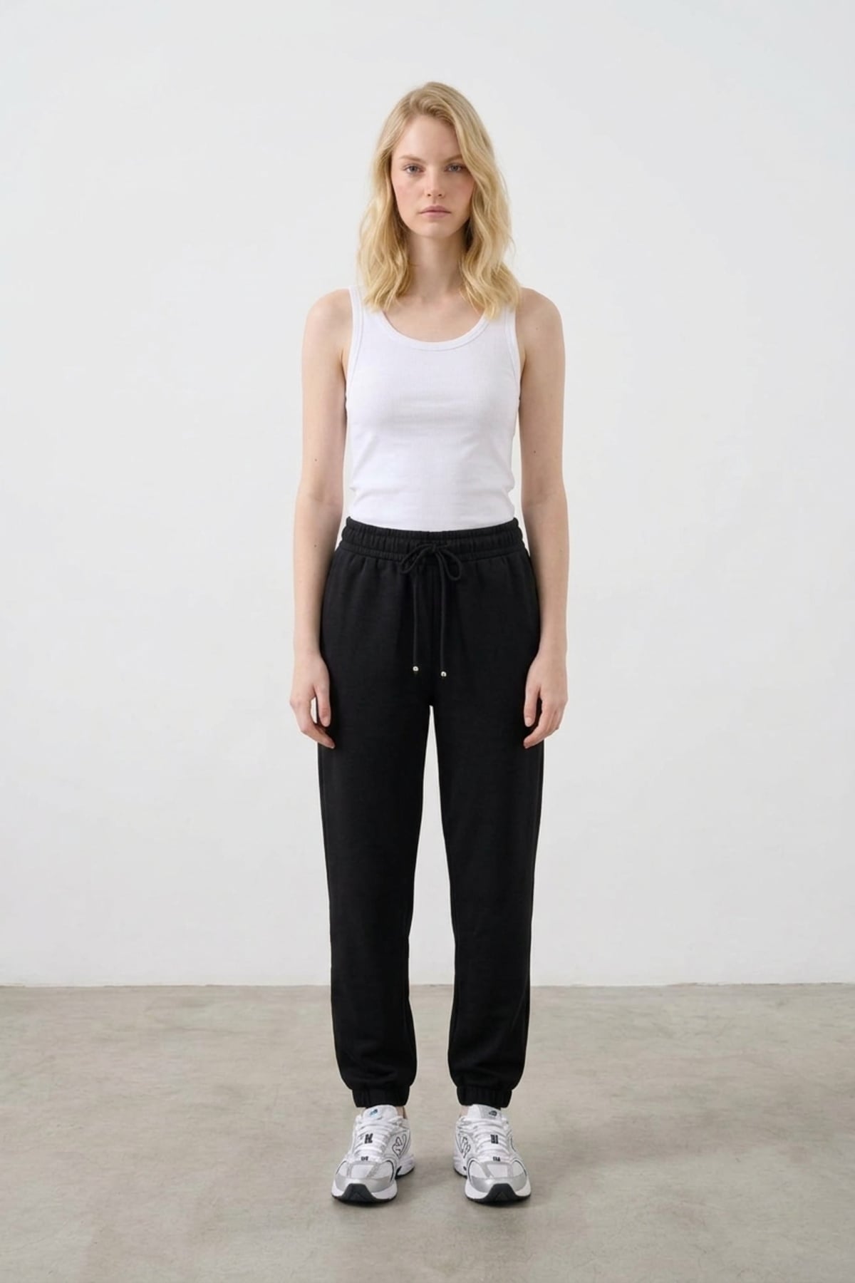 Jogger Modal Pantolon 1005382 Siyah Pantolon İKOLL 
