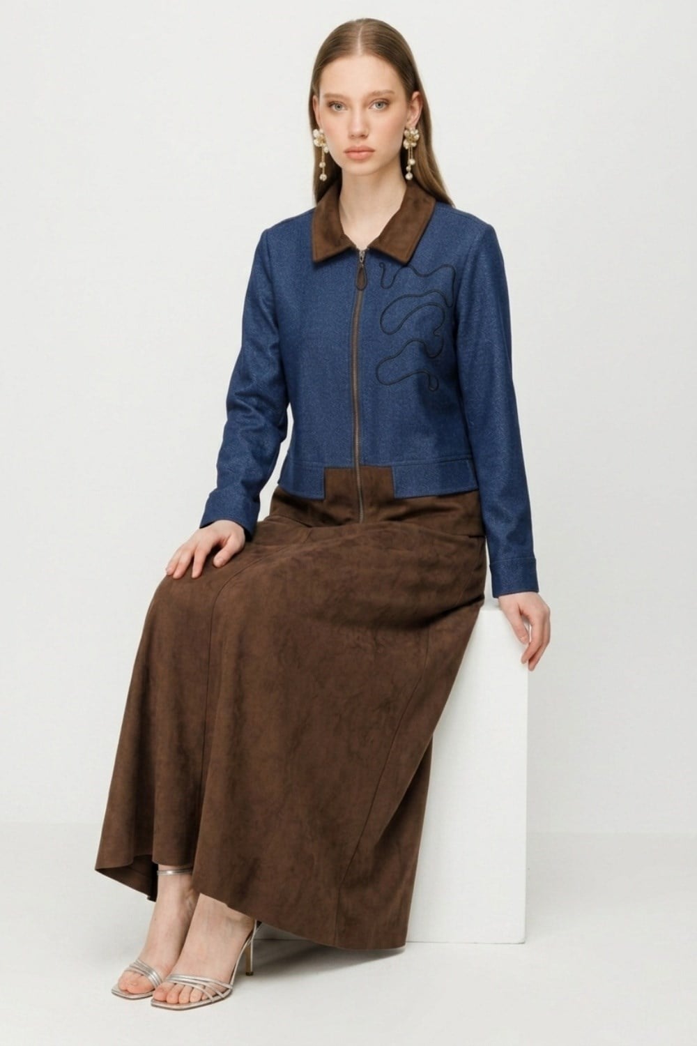 Armine Trend 26KT607 Arm Trend Takım Lacivert Takım ARMİNE TREND 