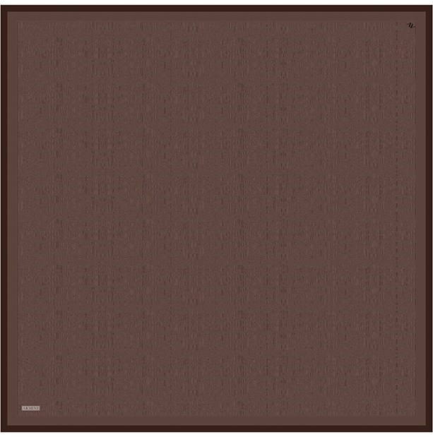 Armine Dj Saf Twill İpek Eşarp 9601D (T) - Kahve Eşarp ARMİNE 