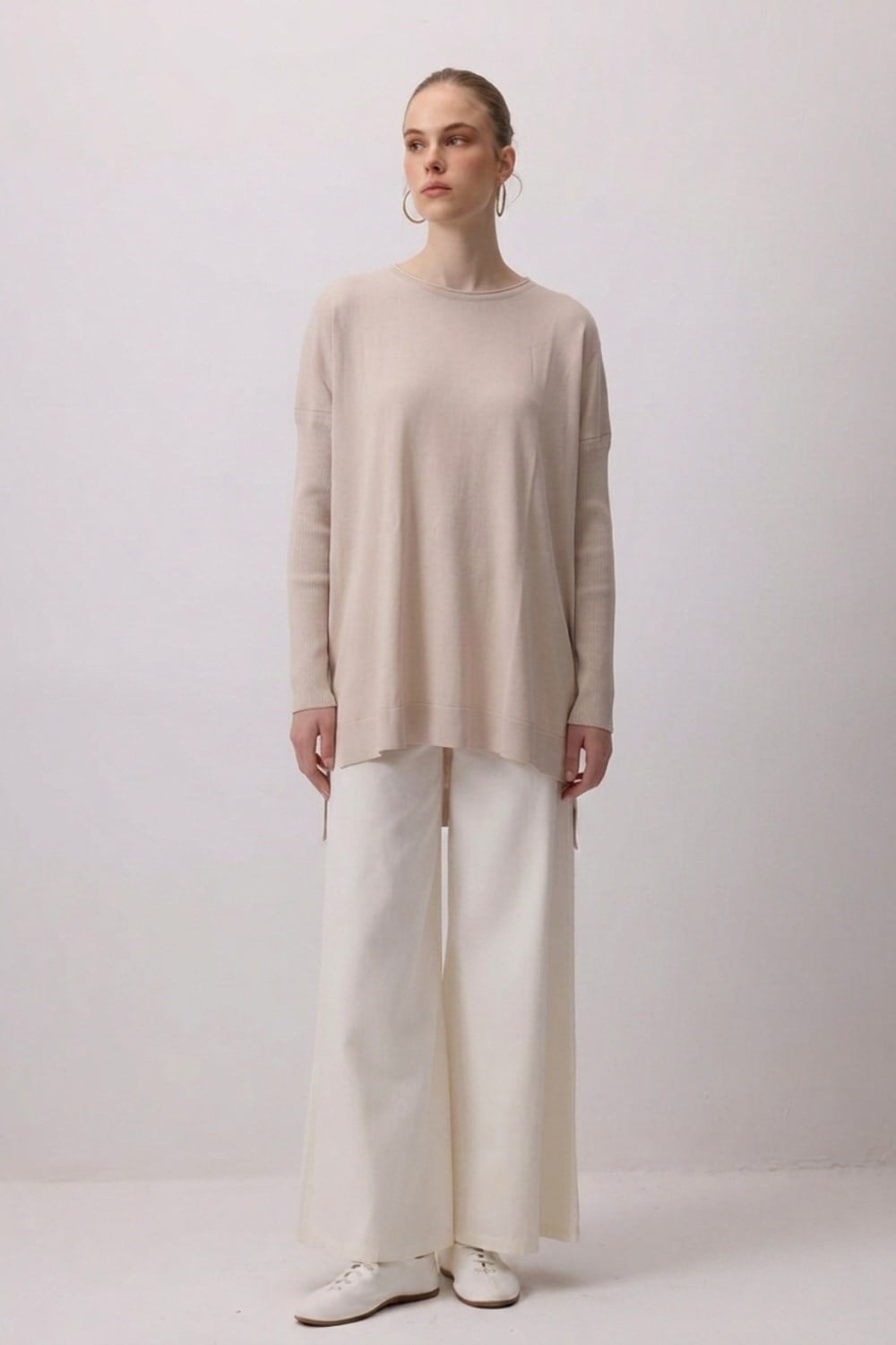 Nuss 116 TUNİK Bej Tunik NUSS 