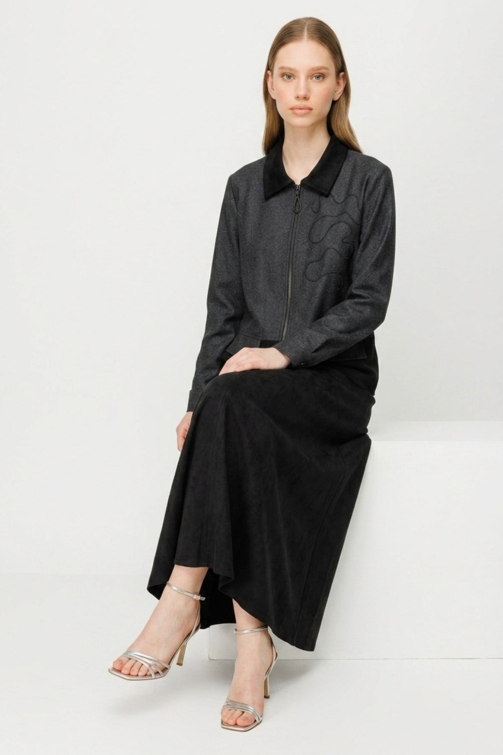 Armine Trend 26KT607 Arm Trend Takım Siyah Takım ARMİNE TREND 