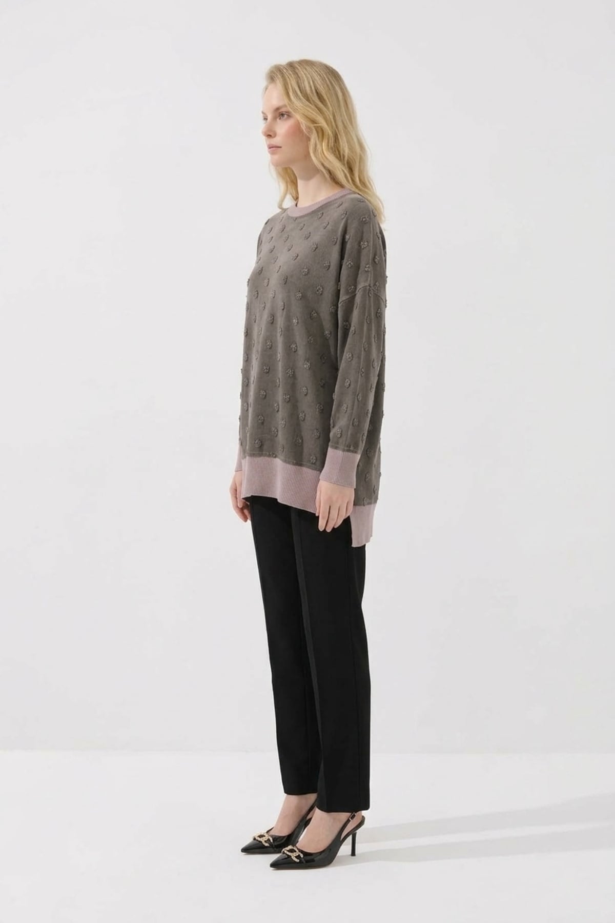Nuss 3043 TUNİK Vizon Tunik NUSS 