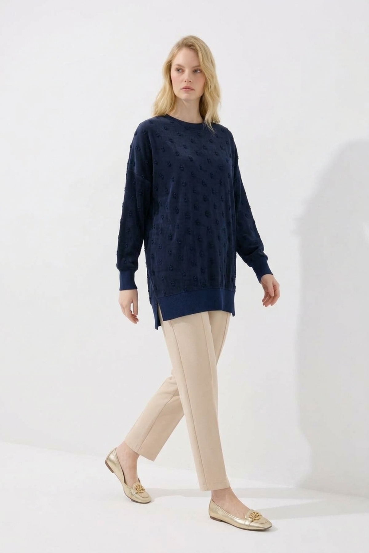 Nuss 3043 TUNİK Lacivert Tunik NUSS 