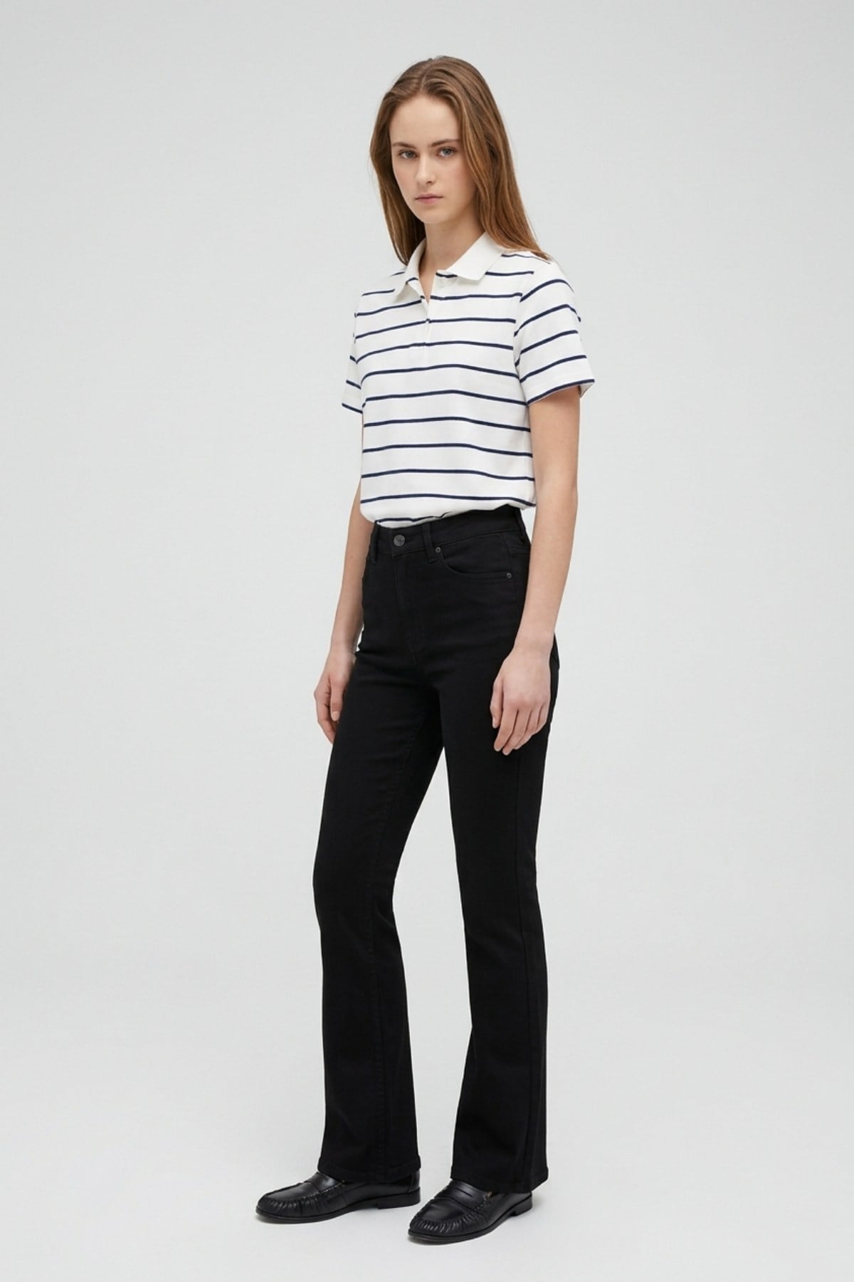Premium İspanyol Paça Pantolon 967 Siyah Pantolon XLove Jeans 