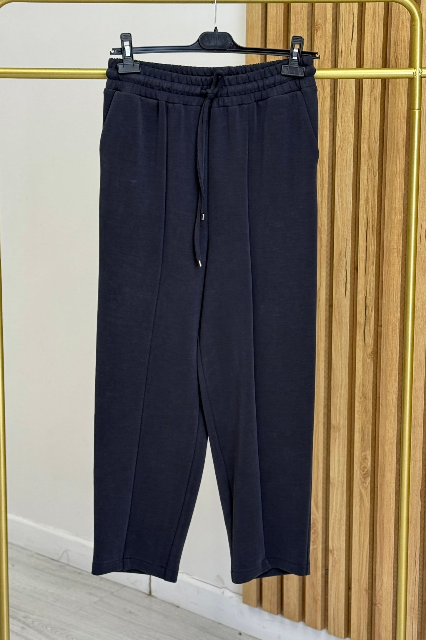 Sentez 5554 Oysho Dar Parça Havuç Pantolon - Lacivert Pantolon SENTEZ 