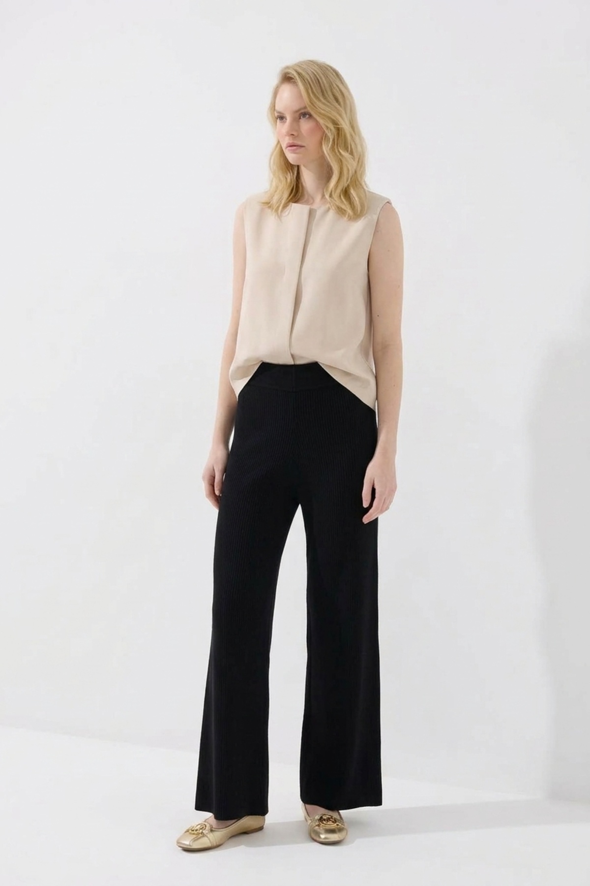 Fitilli Bol Paça Pantolon 146030 Kahve Pantolon NEFİSE 