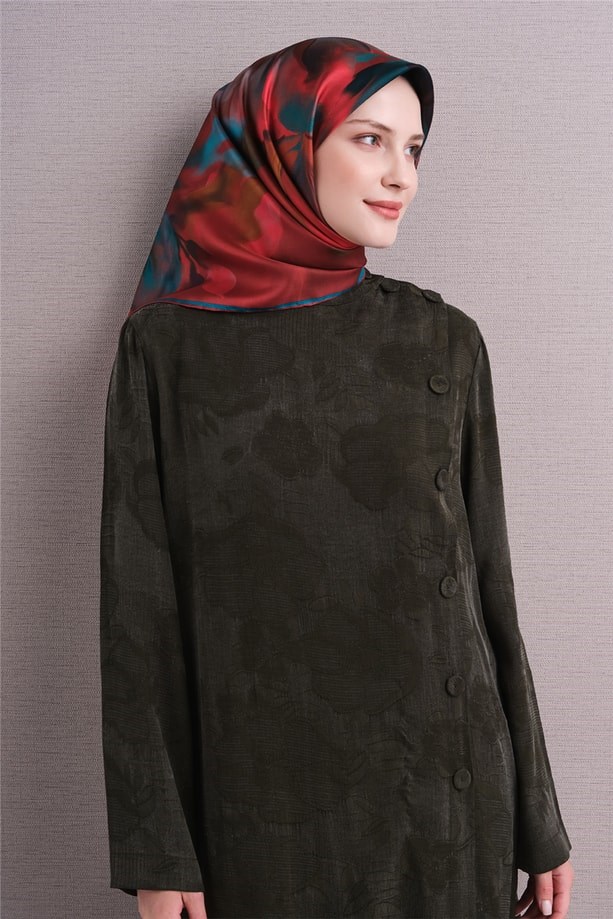 Armine Dj Saf Twill İpek Eşarp 9603D (T) - Ayva Eşarp ARMİNE 