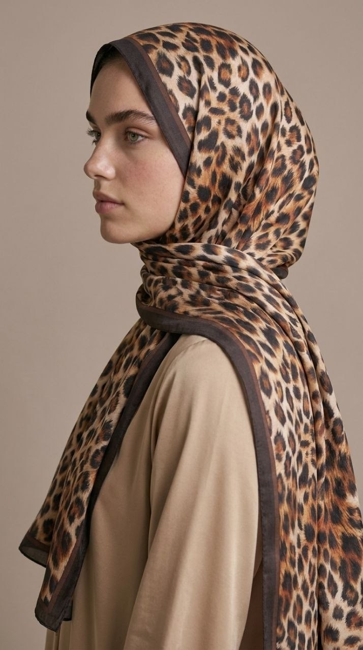 Levidor 39081 Leopar Vella Şal - Oranj Şal LEVİDOR 