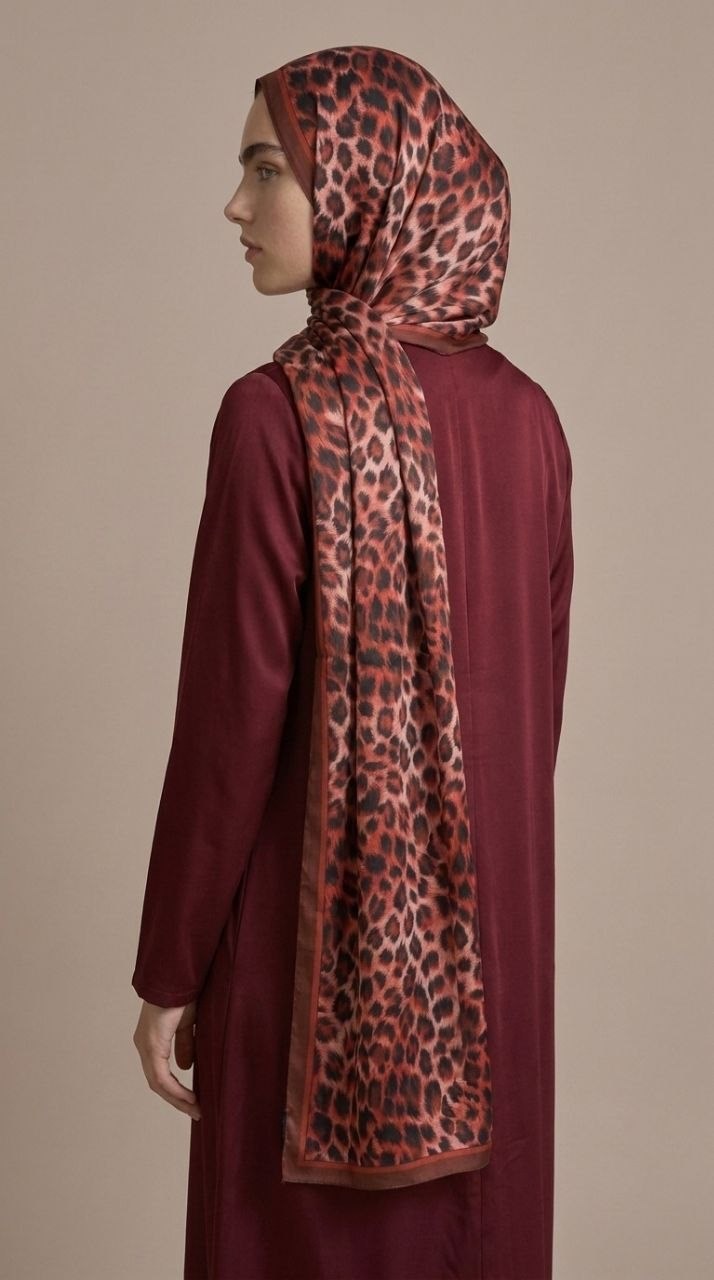 Levidor 39081 Leopar Vella Şal - Ateş Şal LEVİDOR 