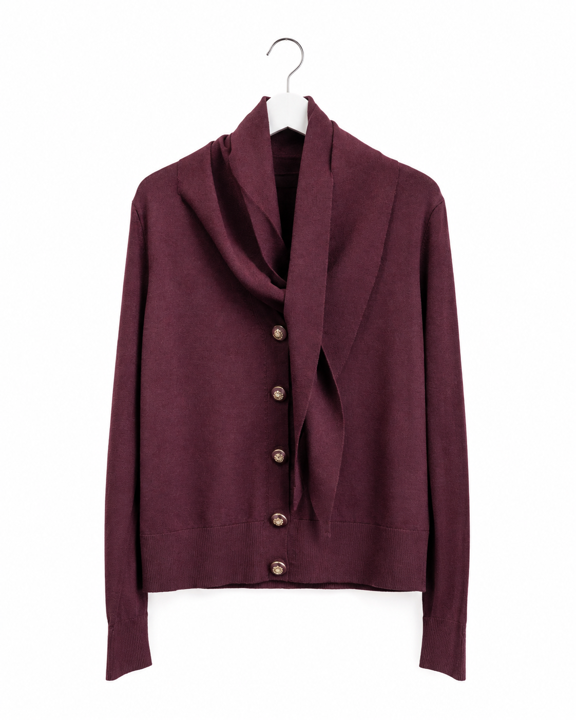 Nuss 604 HIRKA Bordo Hırka NUSS 