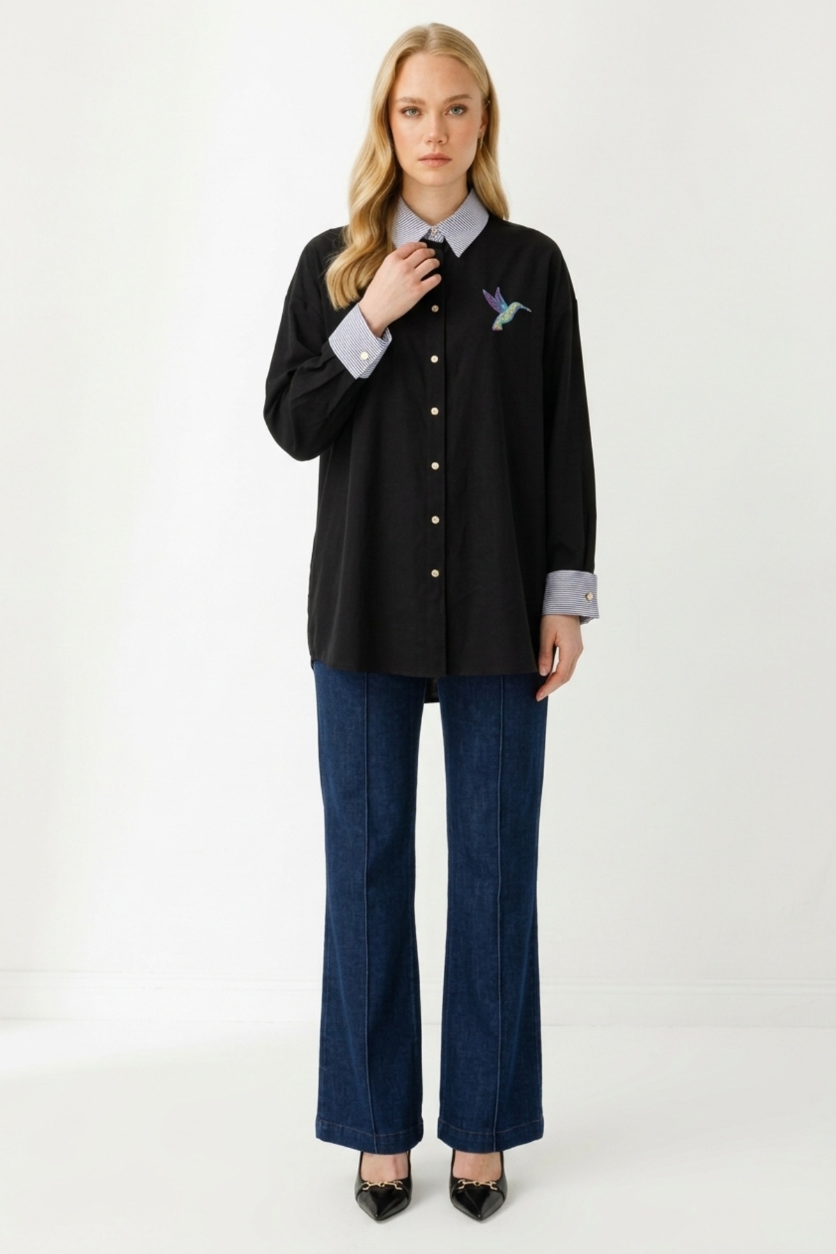 Ghisa Tunik 4519 Siyah Tunik GHİSA 