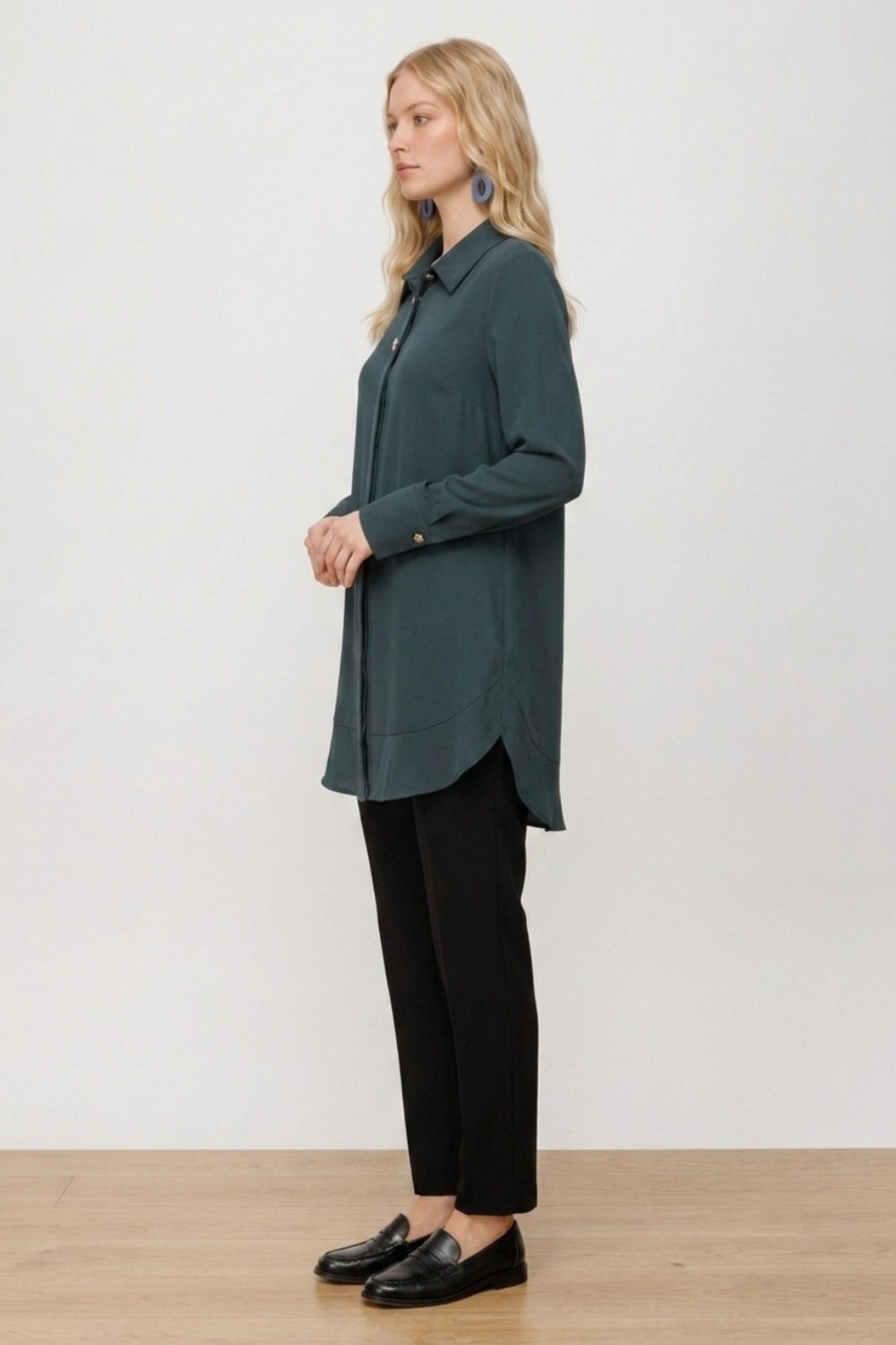 Armine Trend 26KT426 Arm Trend Tunik Zümrüt Tunik ARMİNE TREND 