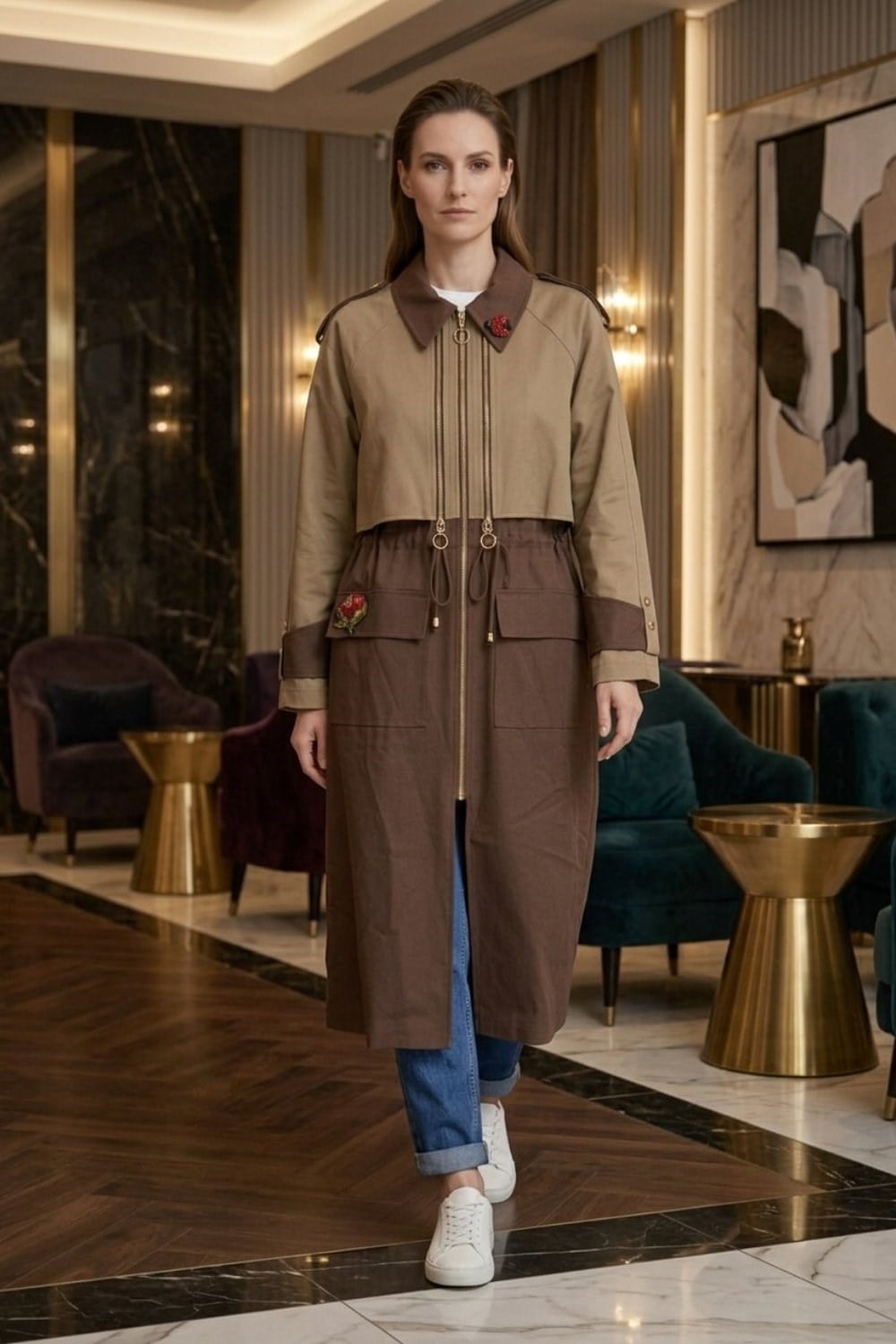 Ghisa Trenç 2714 Kahve Camel Kap GHİSA 