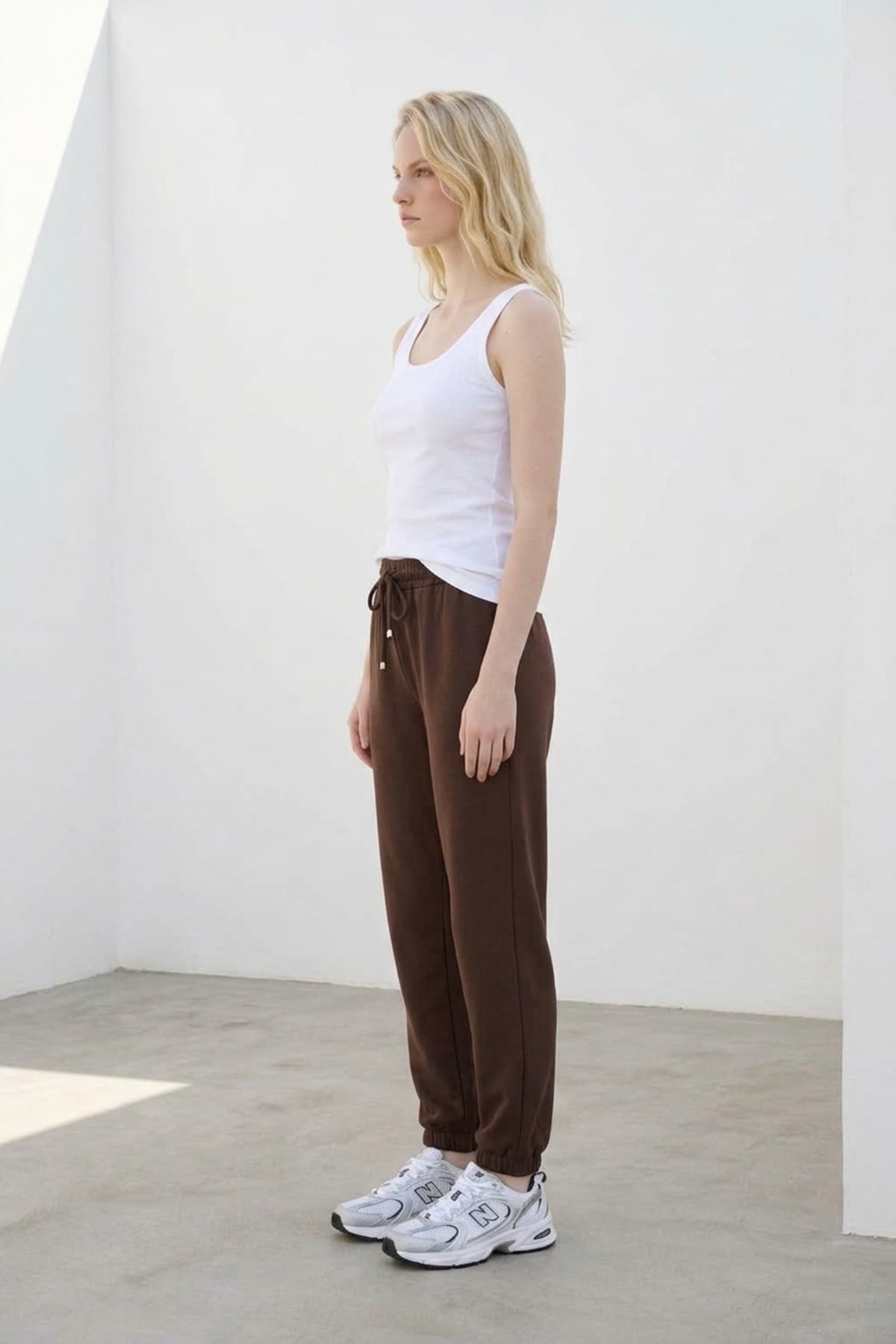 Jogger Modal Pantolon 1005382 Kahve Pantolon İKOLL 