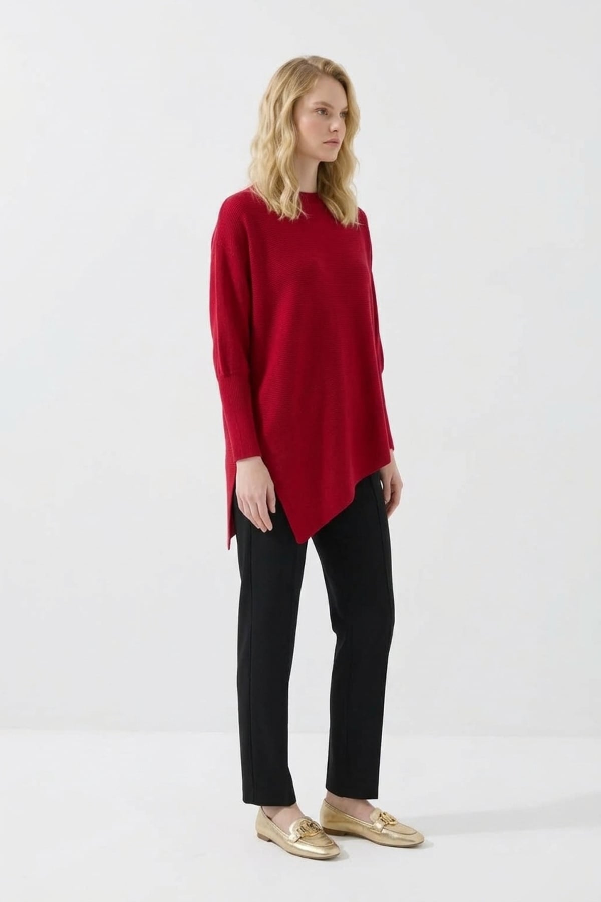 Yumuşak Dokulu Tunik 146019 Kırmızı Tunik NEFİSE 