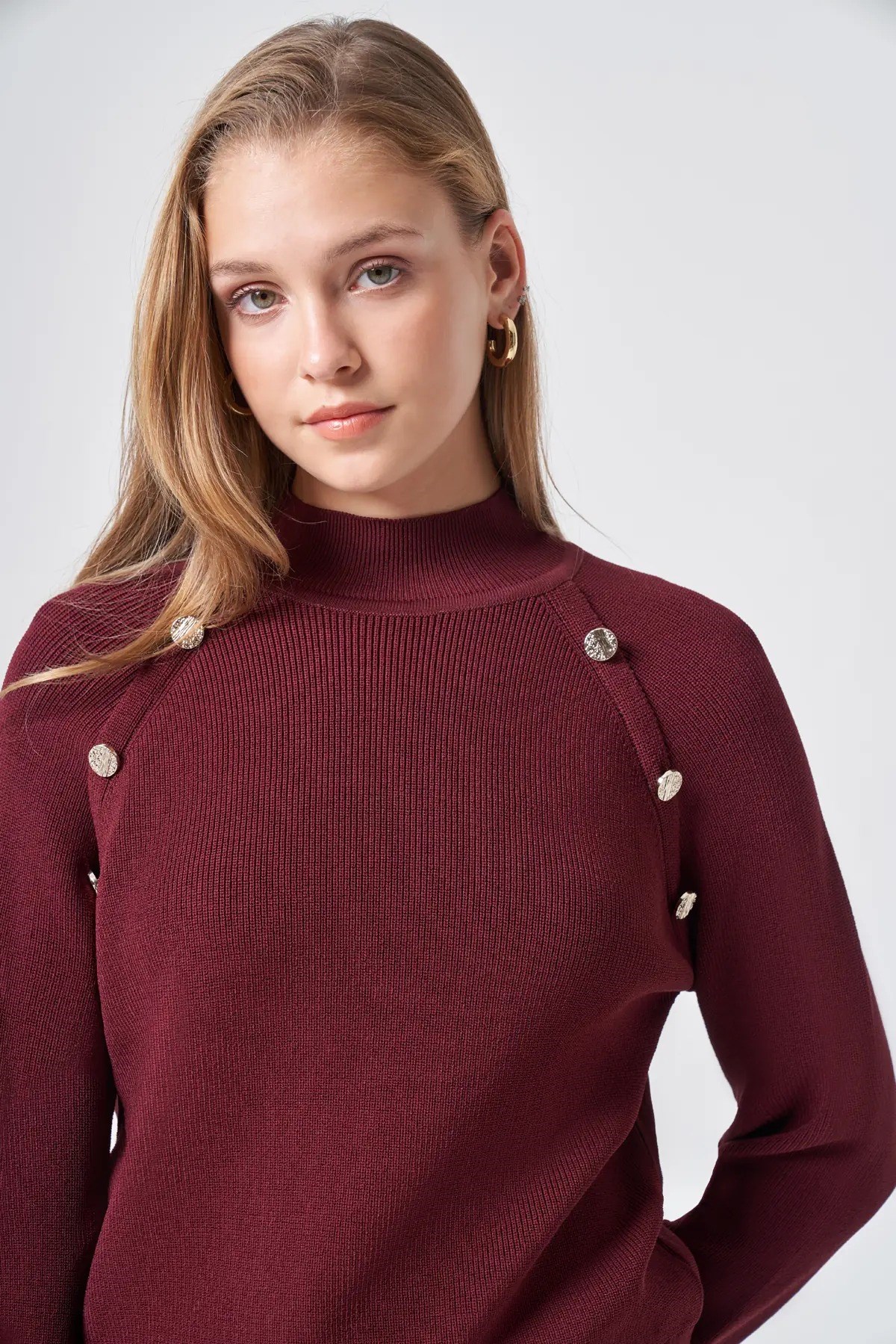 Nuss 201 TUNİK Bordo Tunik NUSS 