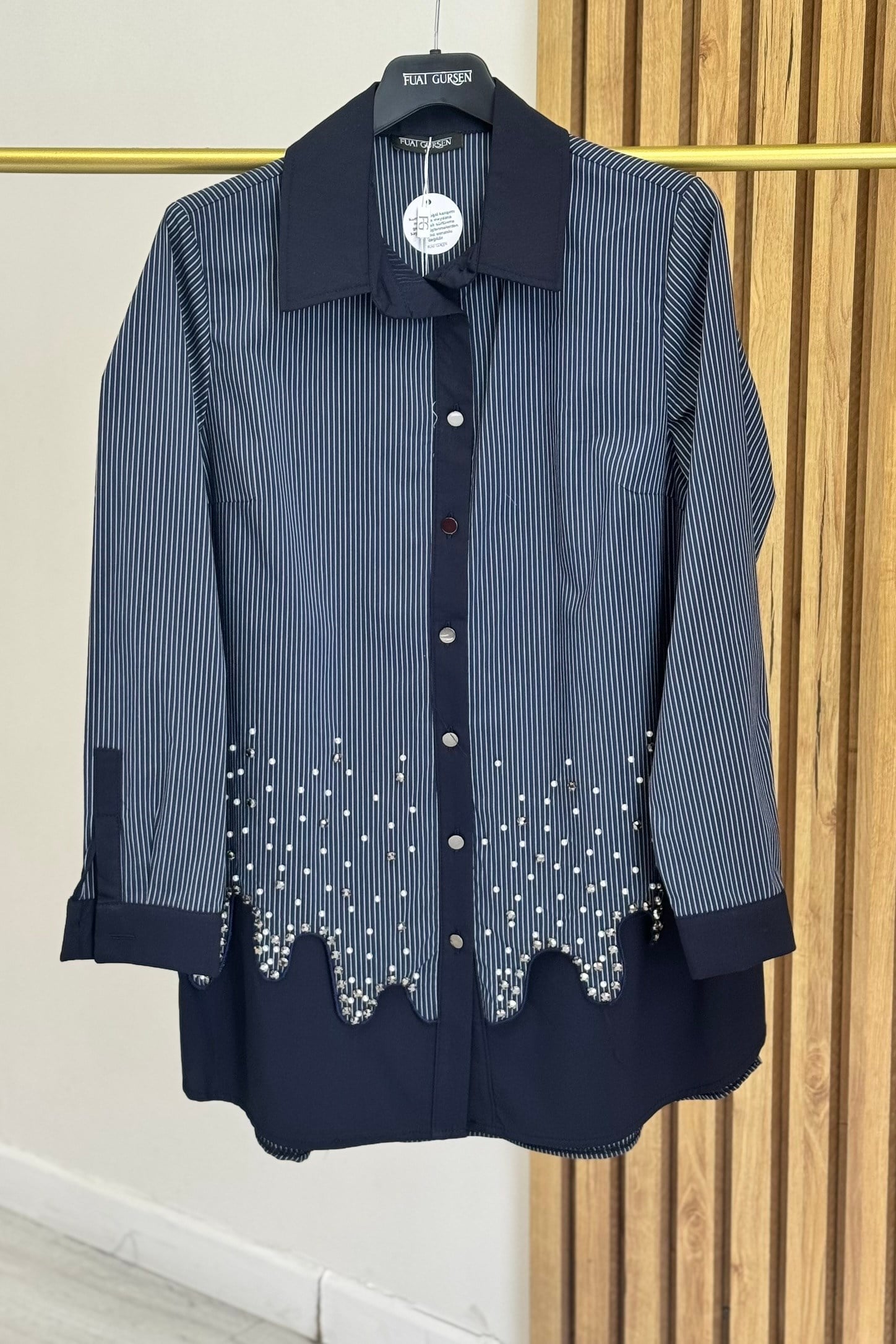 Fuat Gürşen 6303 Tunik - Lacivert Tunik FUAT GÜRŞEN 