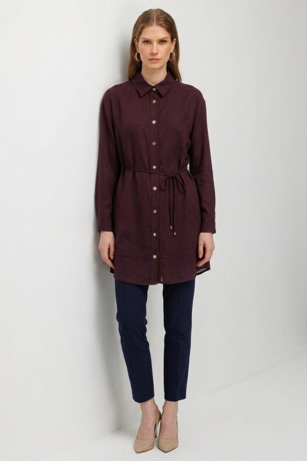 Armine Trend 26KT471 Tunik Bordo Tunik ARMİNE TREND 