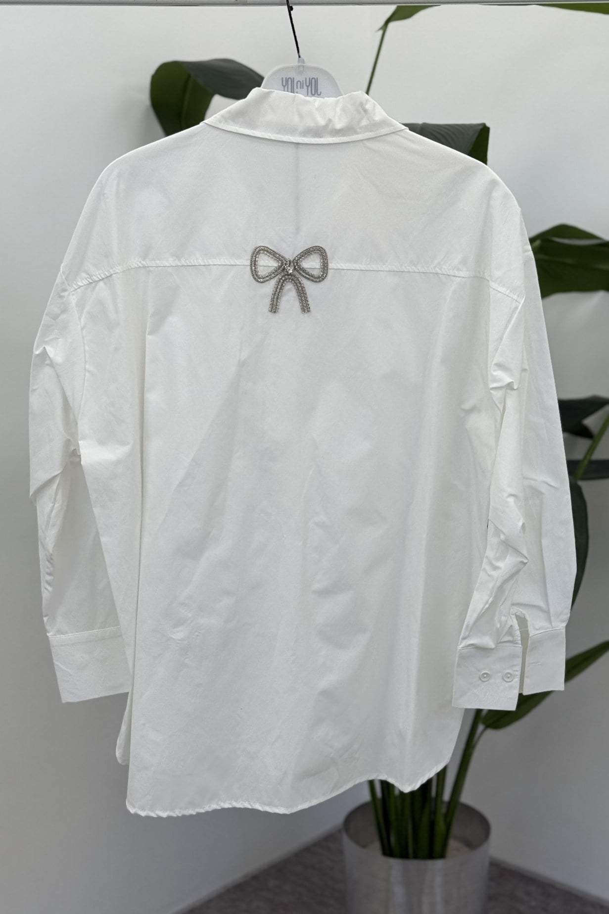 Fiyonk Aksesuarlı Tunik 265195 - Ekru Tunik NEFİSE 