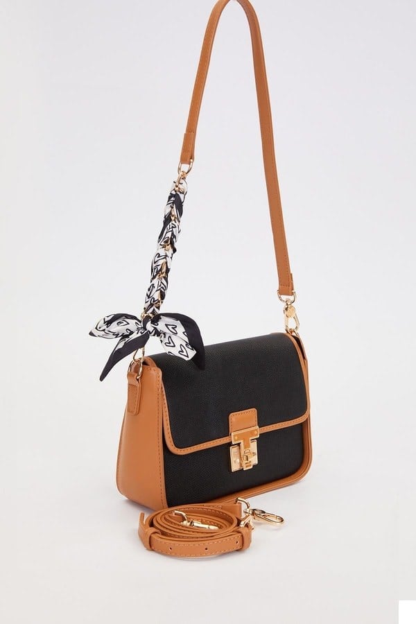 Levidor Premium Çanta 930368 - Siyah - Camel Çanta LEVİDOR 