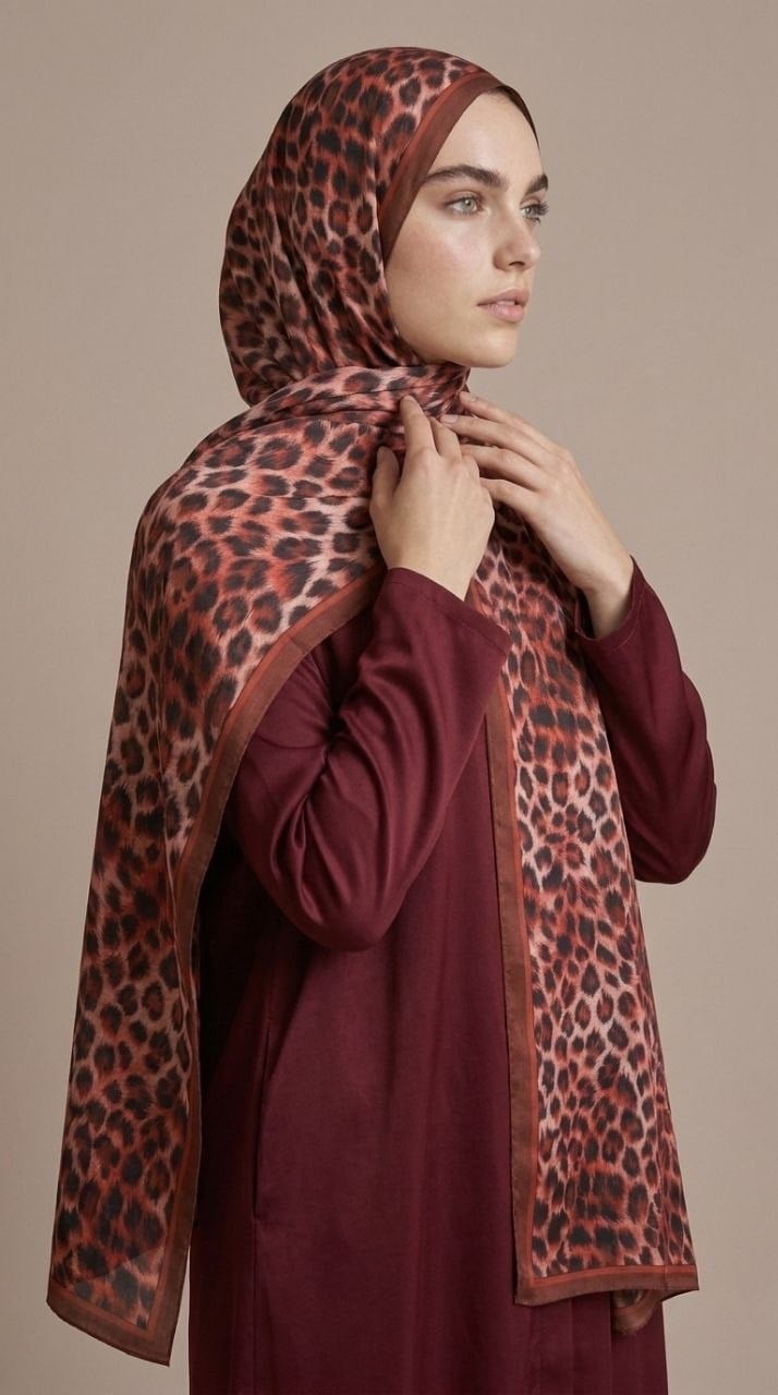 Levidor 39081 Leopar Vella Şal - Ateş Şal LEVİDOR 